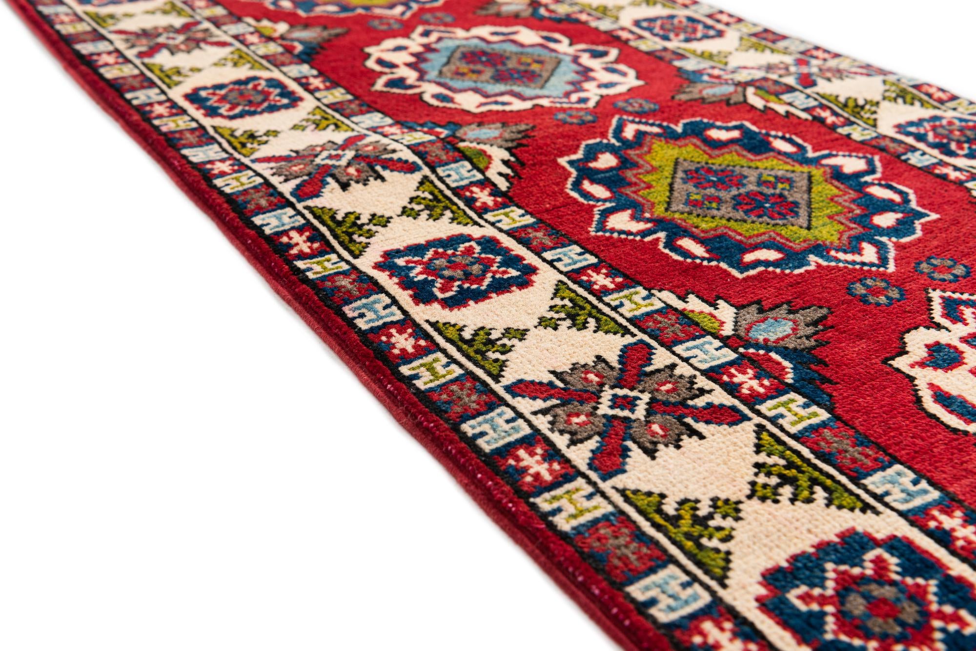 2' x 5' 10 Hand Knotted Kazak Runner Rug