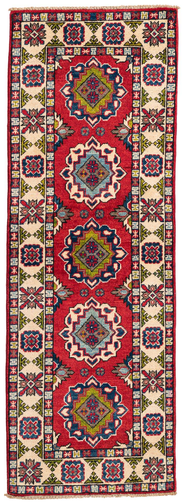 2' x 5' 10 Hand Knotted Kazak Runner Rug