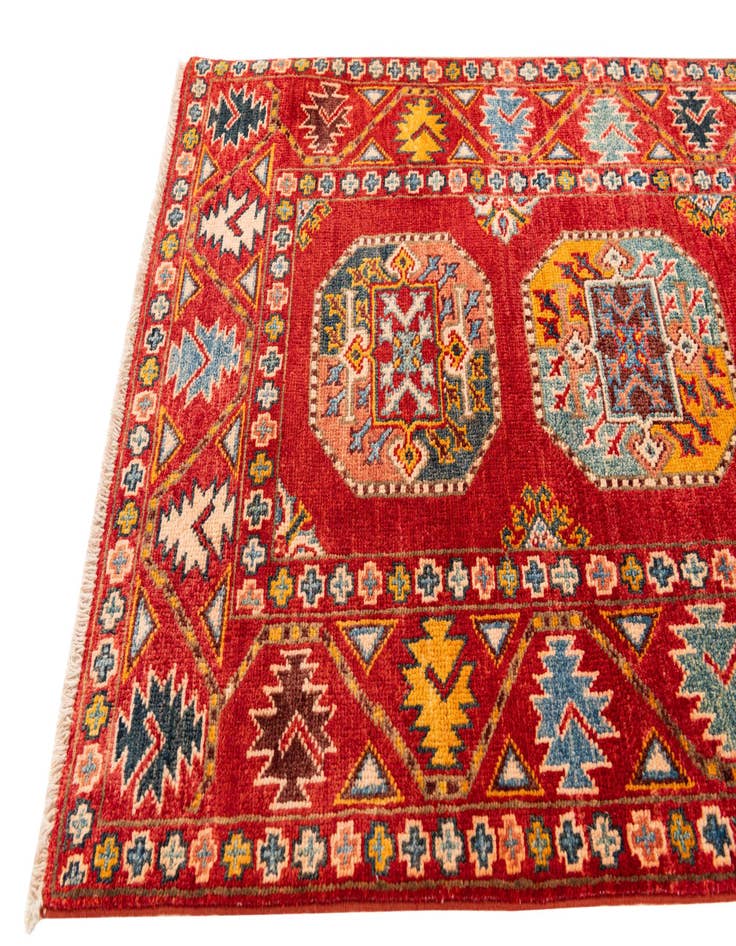 Detail image of 2' 8 x 9' 9  Hand Knotted Kazak Runner Rug
