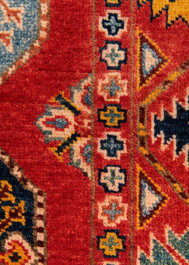 2' 8 x 9' 9 Hand Knotted Kazak Runner Rug