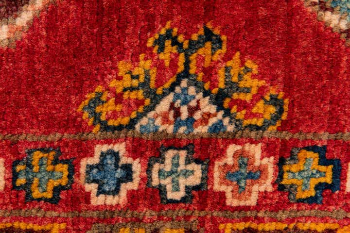 2' 8 x 9' 9 Hand Knotted Kazak Runner Rug