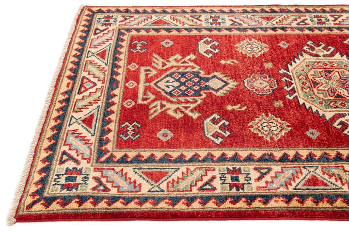 2' 8 x 9' 8 Hand Knotted Kazak Runner Rug