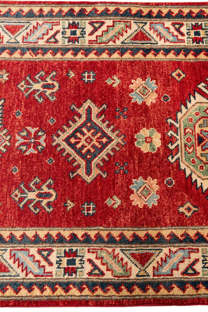 2' 8 x 9' 8 Hand Knotted Kazak Runner Rug