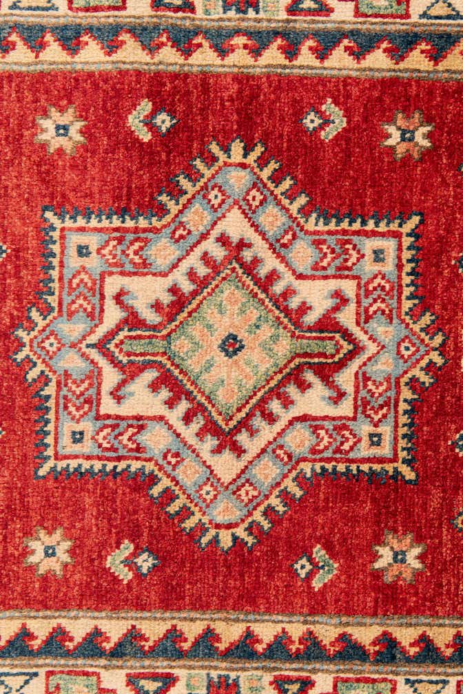 2' 8 x 9' 8 Hand Knotted Kazak Runner Rug