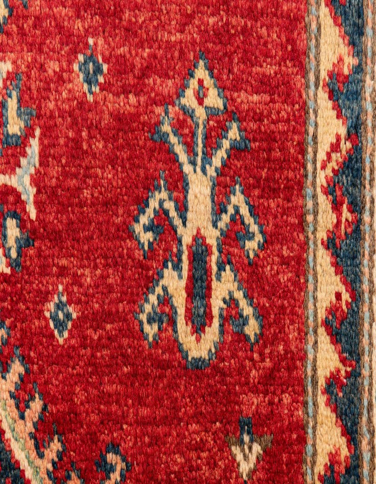 Detail image of 2' 8 x 9' 8  Hand Knotted Kazak Runner Rug
