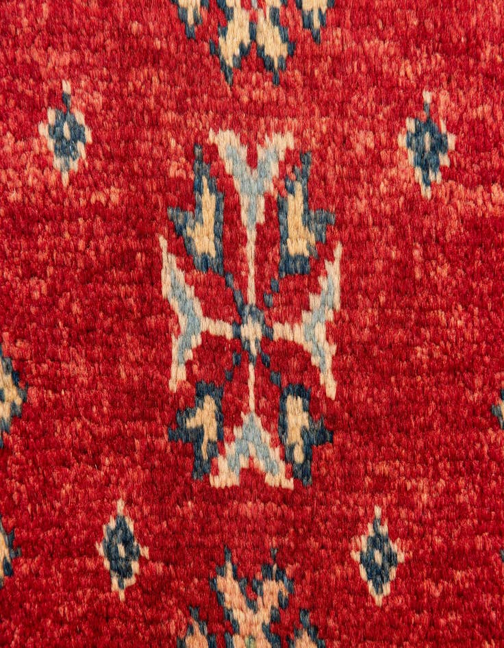 Detail image of 2' 8 x 9' 8  Hand Knotted Kazak Runner Rug
