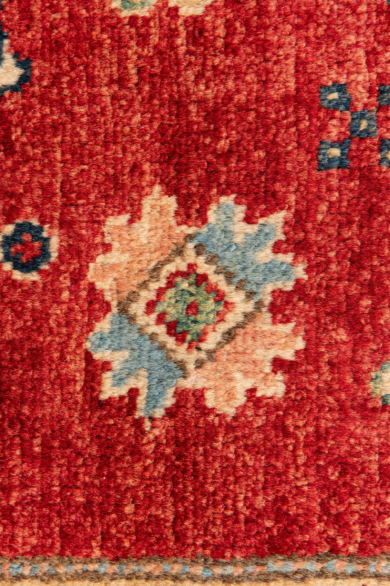 2' 8 x 9' 8 Hand Knotted Kazak Runner Rug