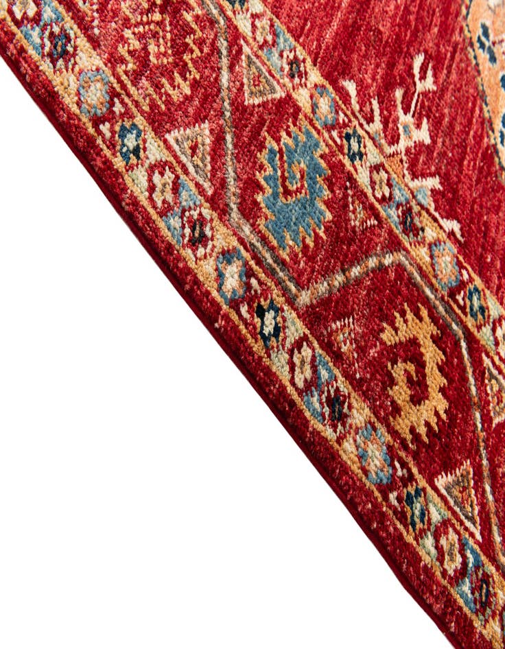 Detail image of 2' 7 x 9'  Hand Knotted Kazak Runner Rug