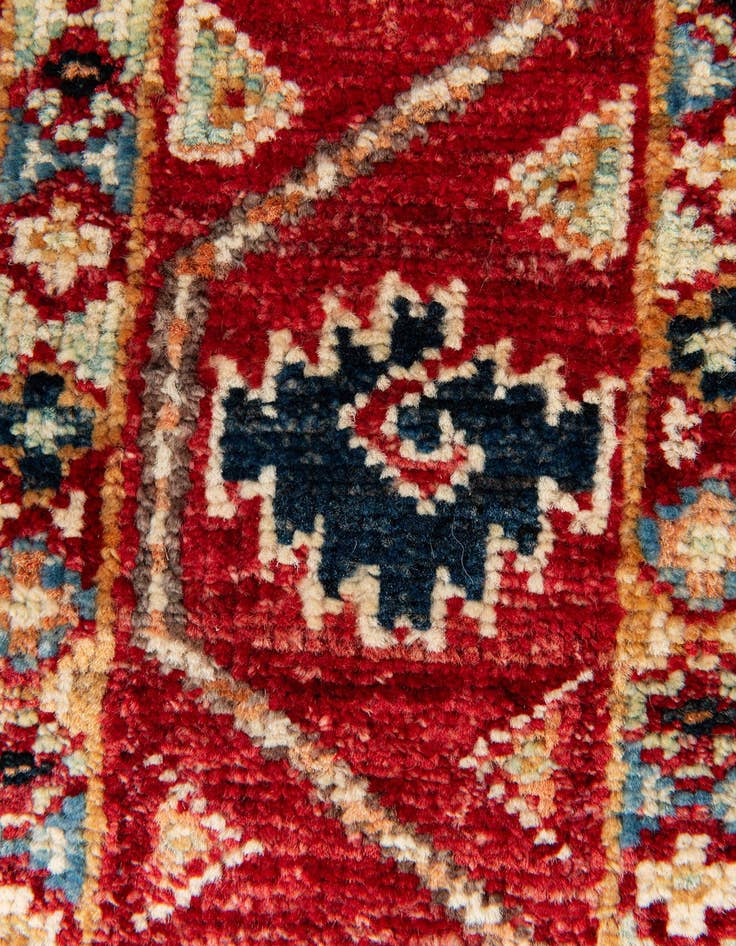 Detail image of 2' 7 x 9'  Hand Knotted Kazak Runner Rug