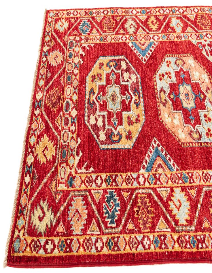 Detail image of 2' 8 x 9' 8  Hand Knotted Kazak Runner Rug