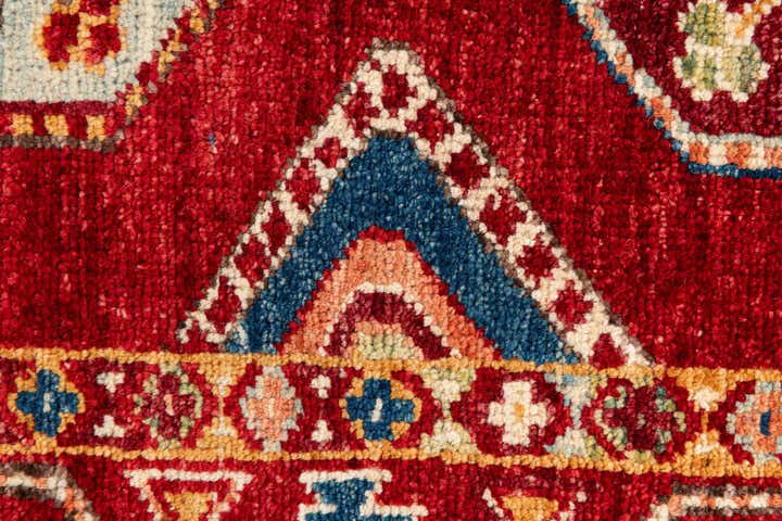 2' 8 x 9' 8 Hand Knotted Kazak Runner Rug