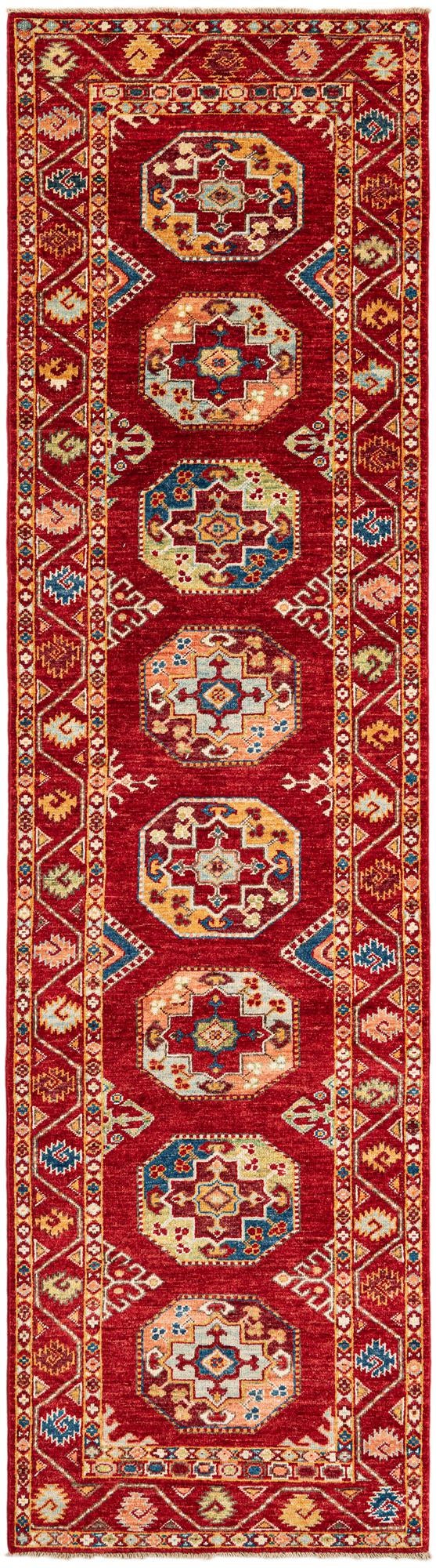 2' 8 x 9' 8 Hand Knotted Kazak Runner Rug