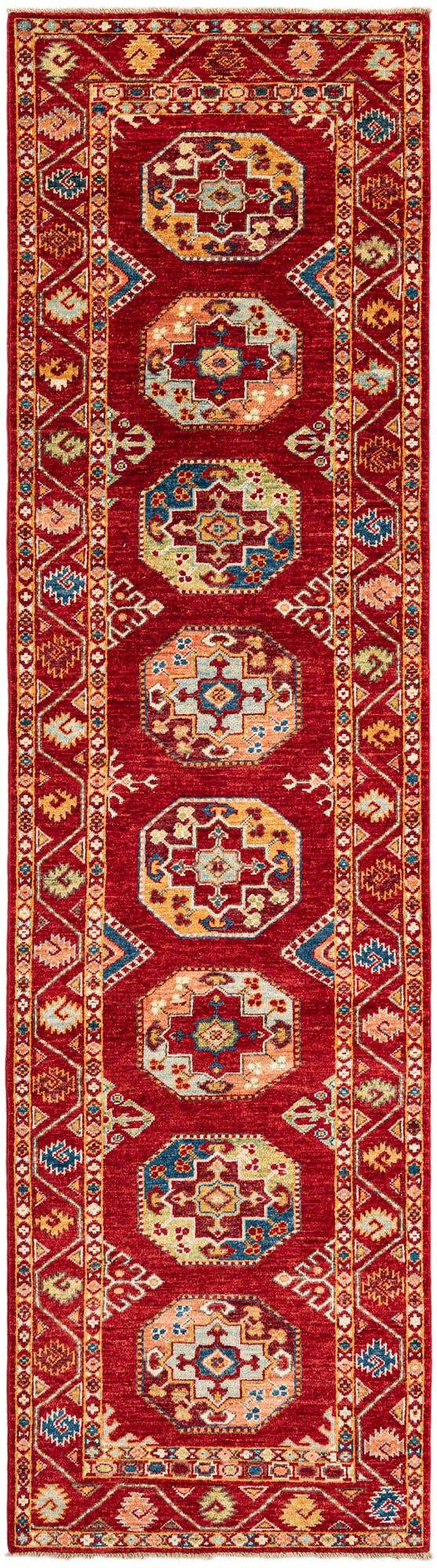2' 8 x 9' 8 Hand Knotted Kazak Runner Rug