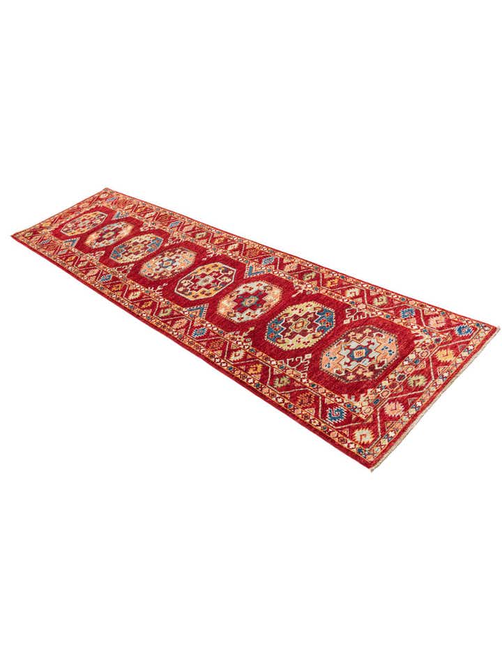 2' 8 x 9' 8 Hand Knotted Kazak Runner Rug