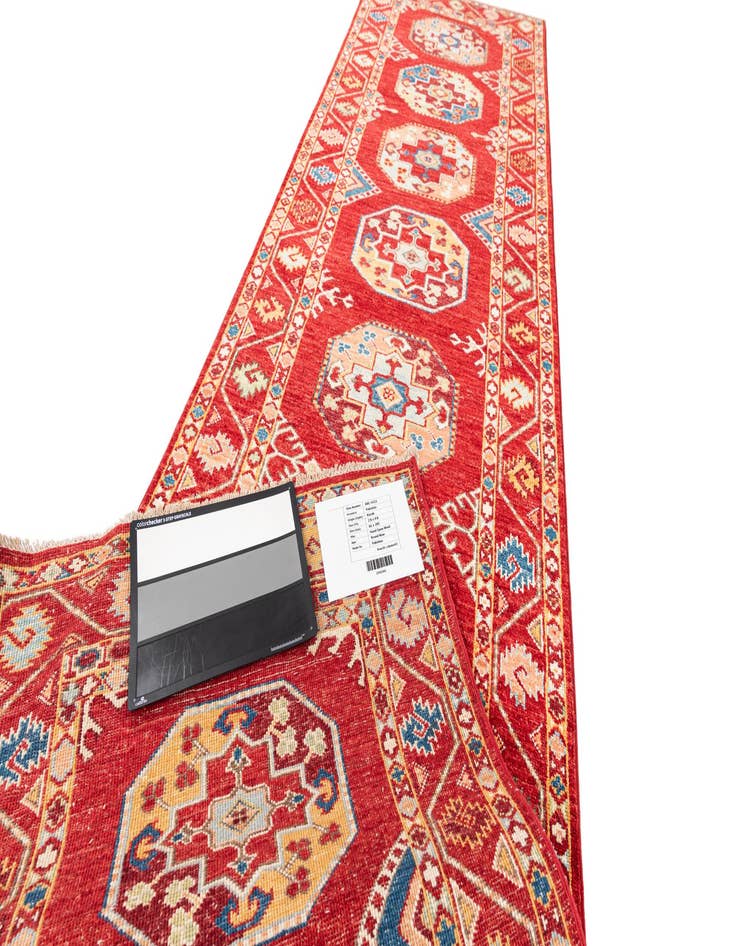 Detail image of 2' 8 x 9' 8  Hand Knotted Kazak Runner Rug