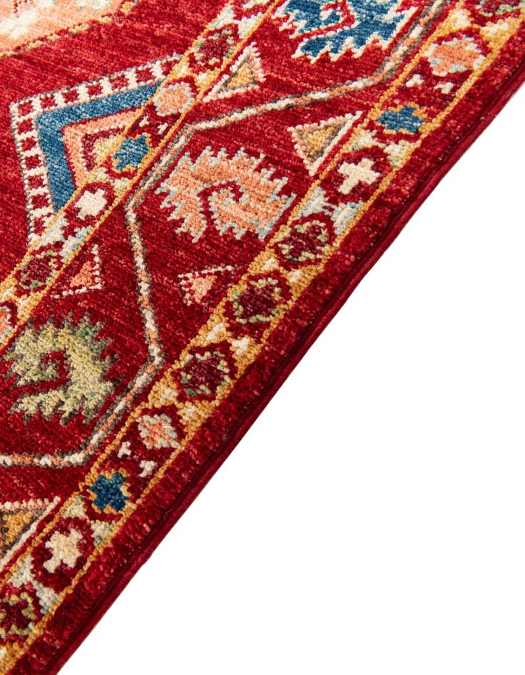Detail image of 2' 8 x 9' 8  Hand Knotted Kazak Runner Rug