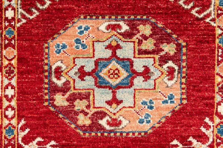 2' 8 x 9' 8 Hand Knotted Kazak Runner Rug