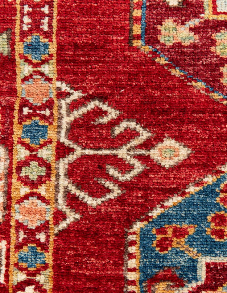Detail image of 2' 8 x 9' 8  Hand Knotted Kazak Runner Rug
