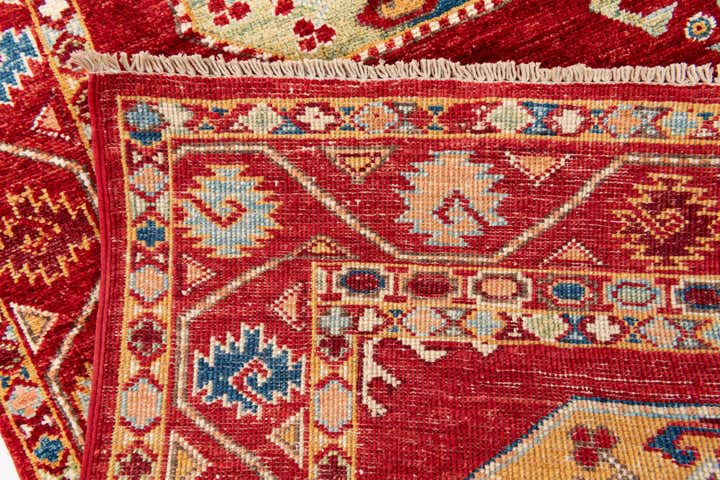 2' 8 x 9' 8 Hand Knotted Kazak Runner Rug