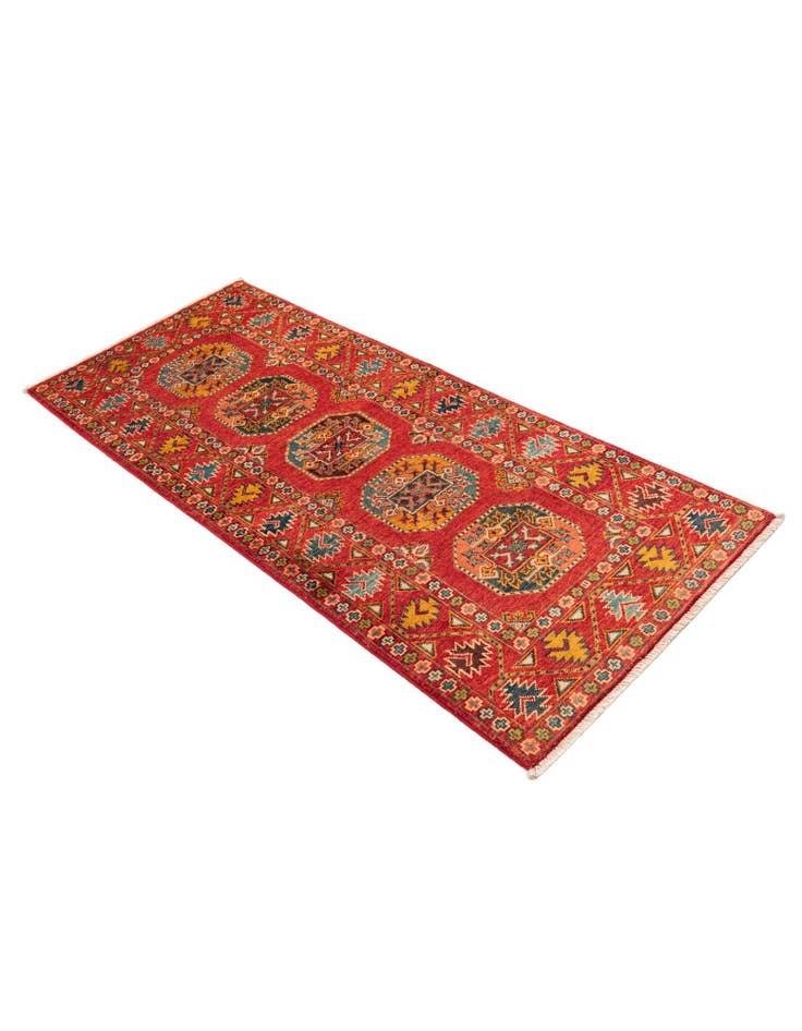 Detail image of 2' 8 x 6' 5  Hand Knotted Kazak Runner Rug