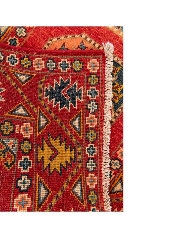 Detail image of 2' 8 x 6' 5  Hand Knotted Kazak Runner Rug