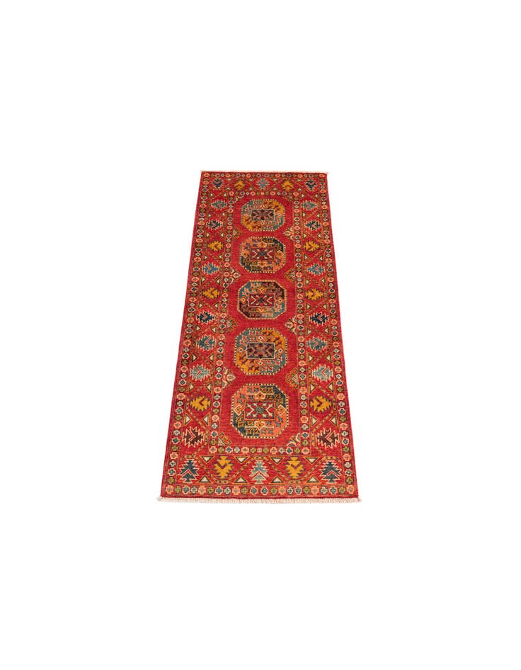 Detail image of 2' 8 x 6' 5  Hand Knotted Kazak Runner Rug