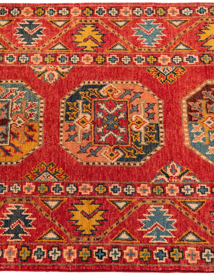 Detail image of 2' 8 x 6' 5  Hand Knotted Kazak Runner Rug
