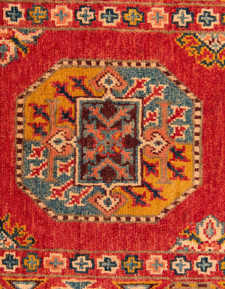Detail image of 2' 8 x 6' 5  Hand Knotted Kazak Runner Rug