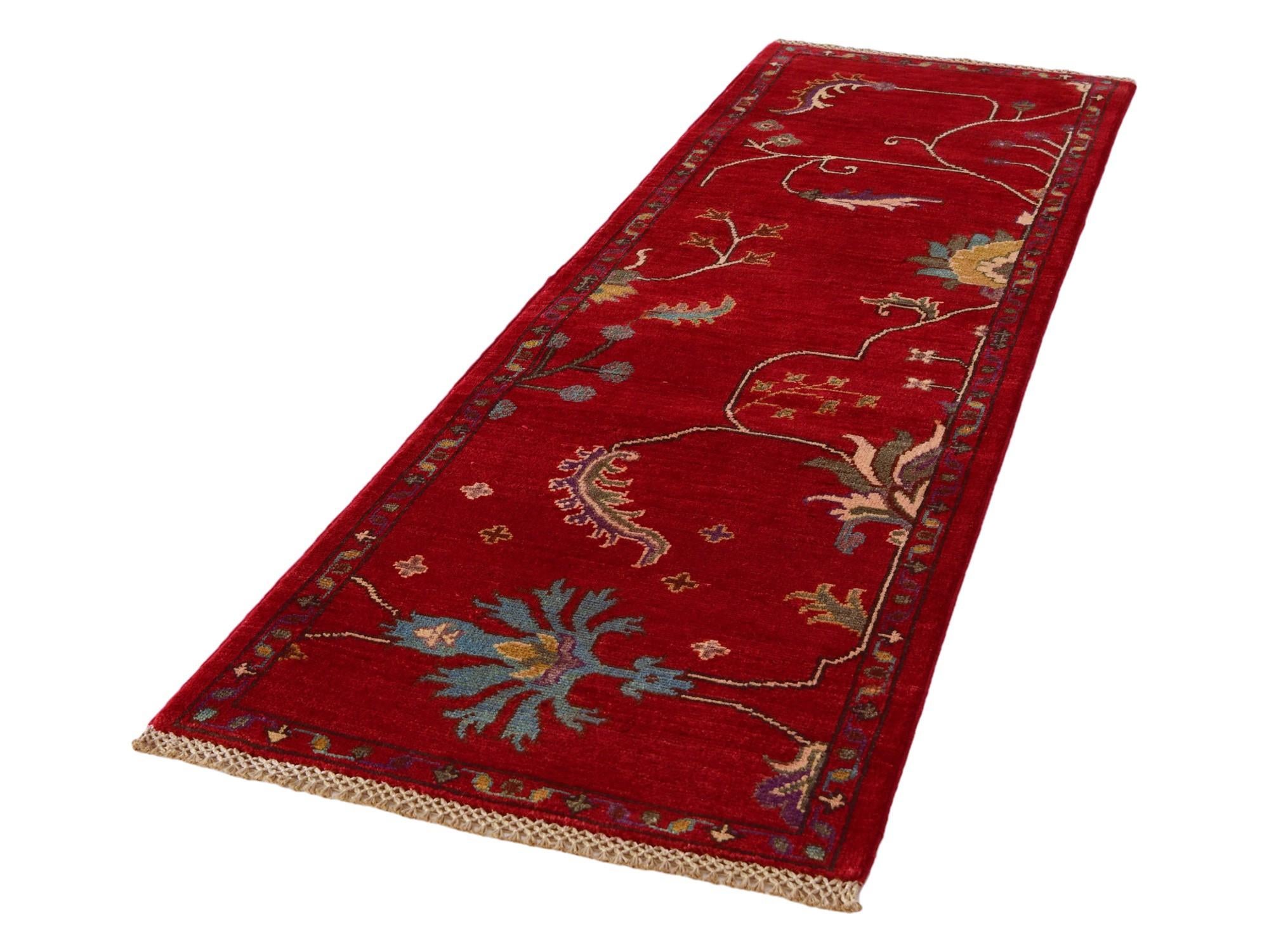 1' 10 x 5' 10 Hand Knotted Kazak Runner Rug
