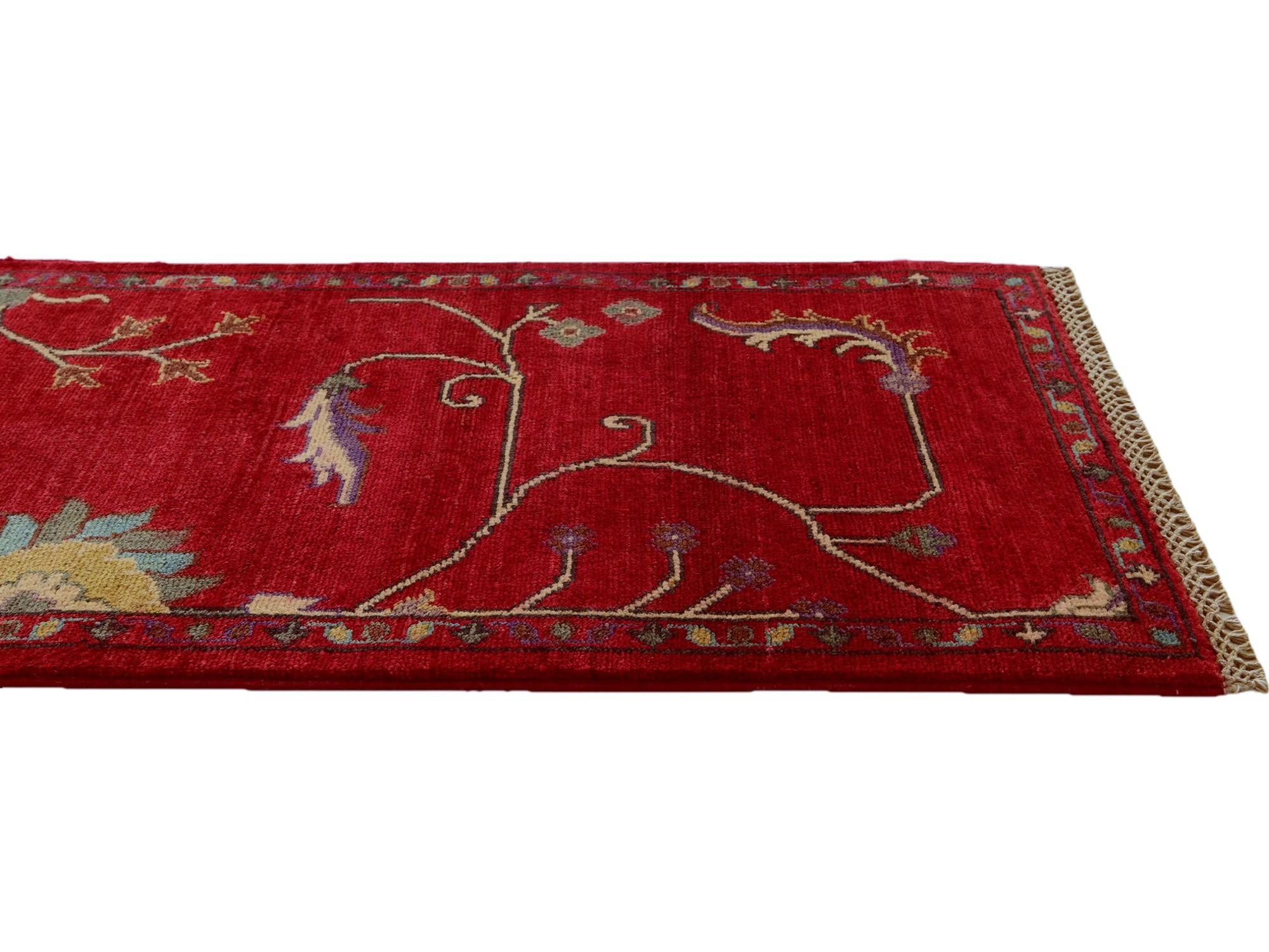 1' 10 x 5' 10 Hand Knotted Kazak Runner Rug