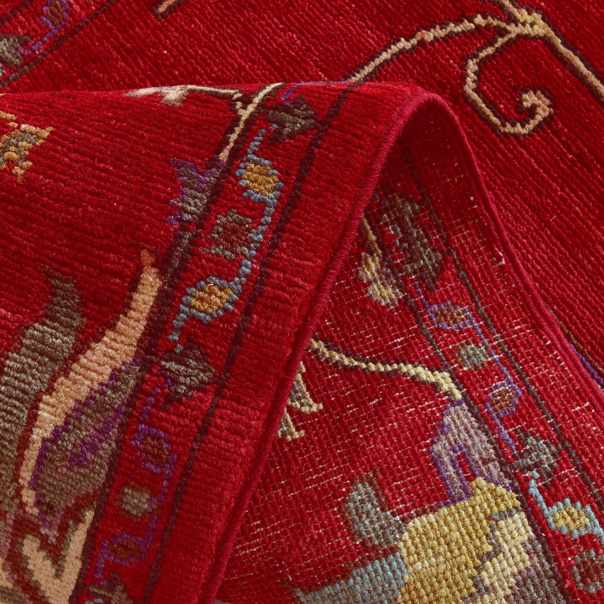 1' 10 x 5' 10 Hand Knotted Kazak Runner Rug