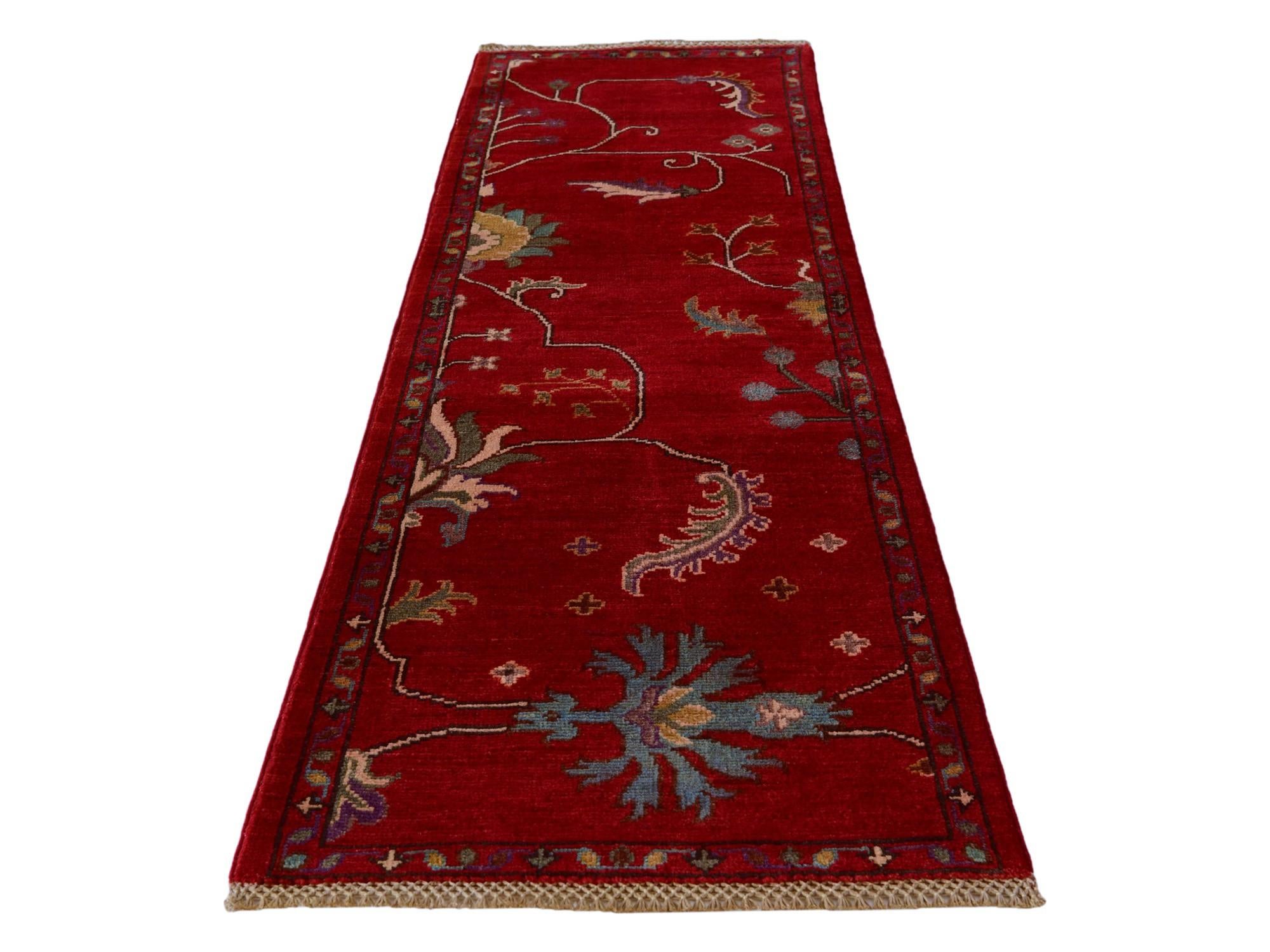 1' 10 x 5' 9 Hand Knotted Kazak Runner Rug
