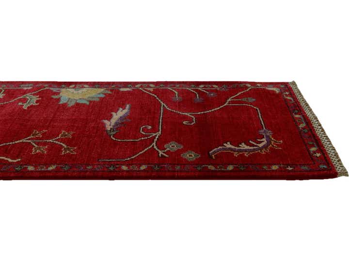 1' 10 x 5' 9 Hand Knotted Kazak Runner Rug