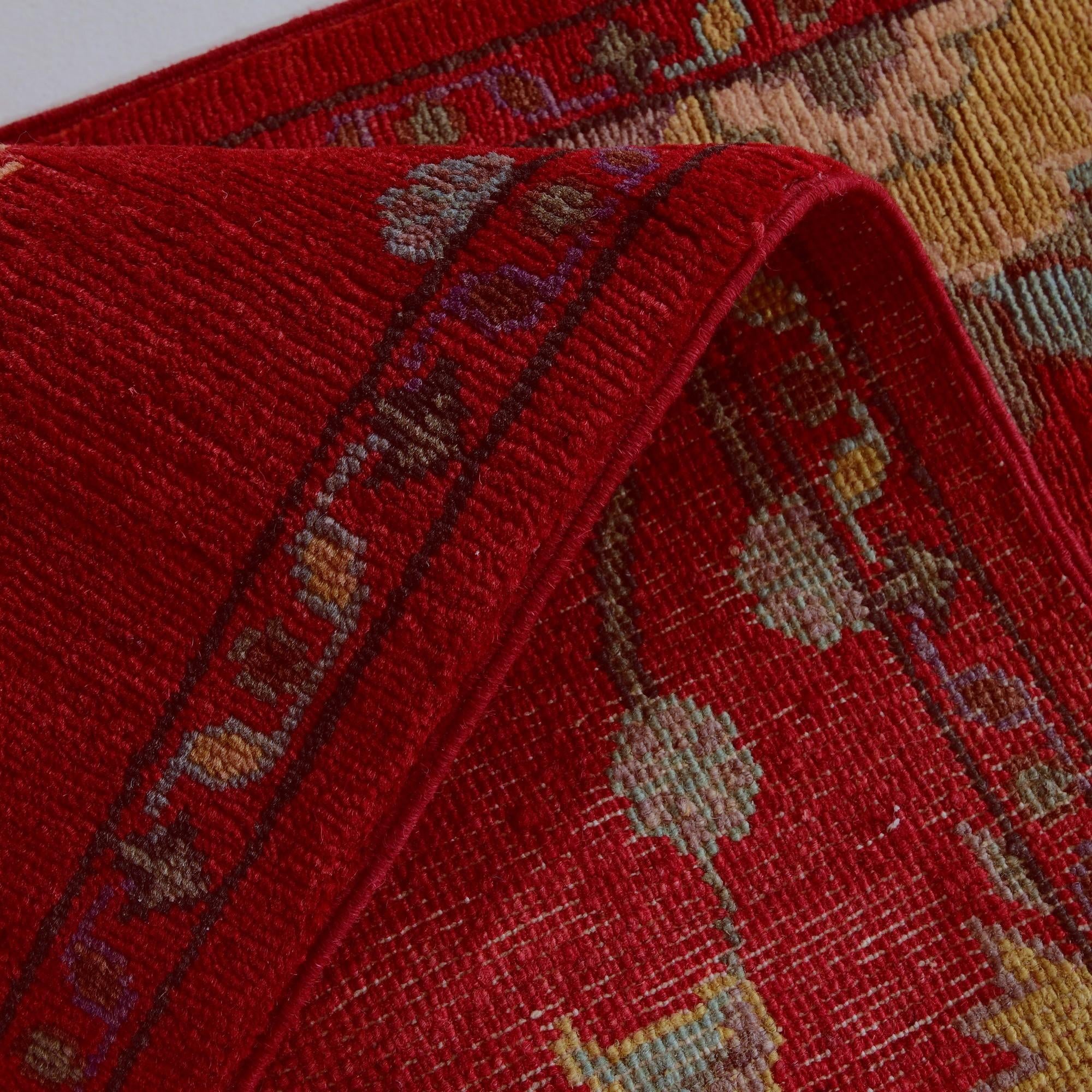 1' 10 x 5' 9 Hand Knotted Kazak Runner Rug