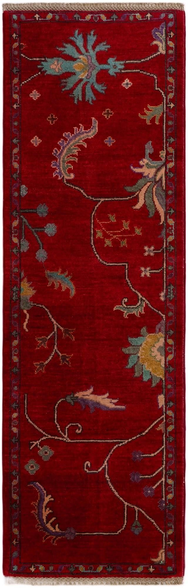 1' 10 x 5' 9 Hand Knotted Kazak Runner Rug