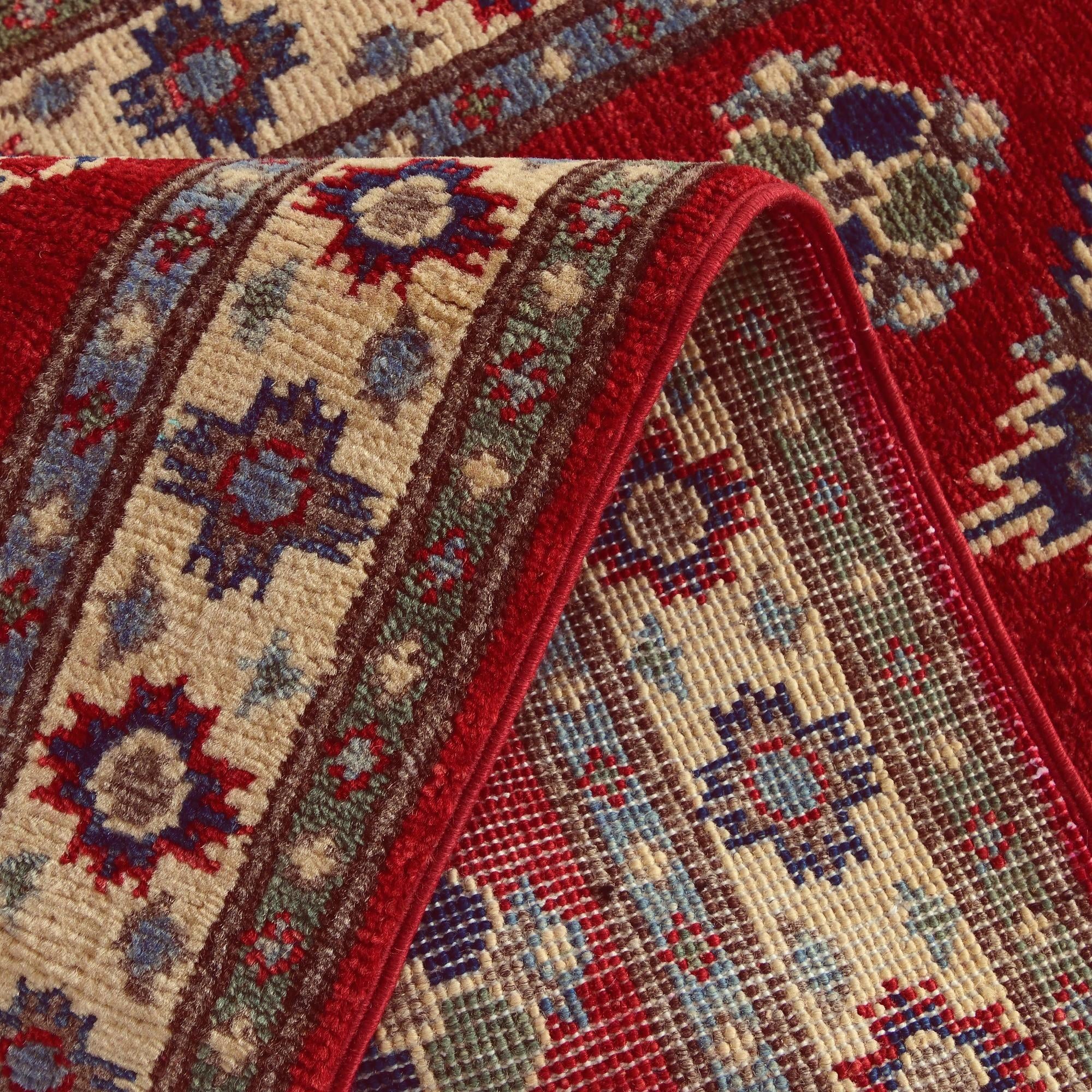 2' x 6' 2 Hand Knotted Kazak Runner Rug