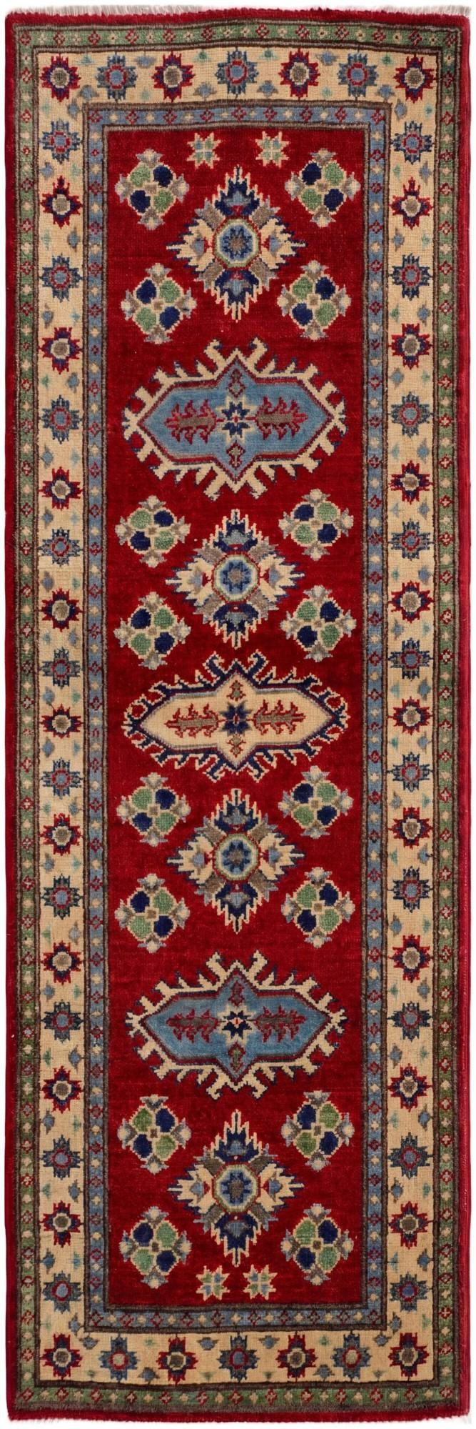 2' x 6' 2 Hand Knotted Kazak Runner Rug