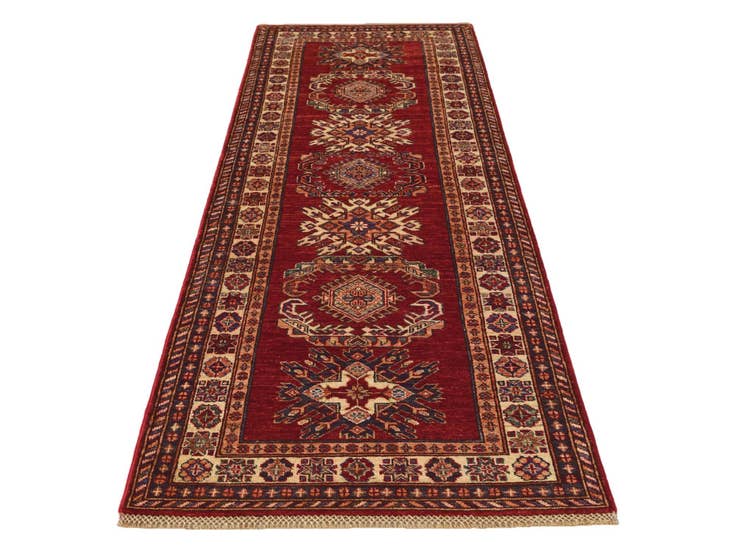 Detail image of 2' 9 x 8' 2 Hand Knotted Kazak Runner Rug