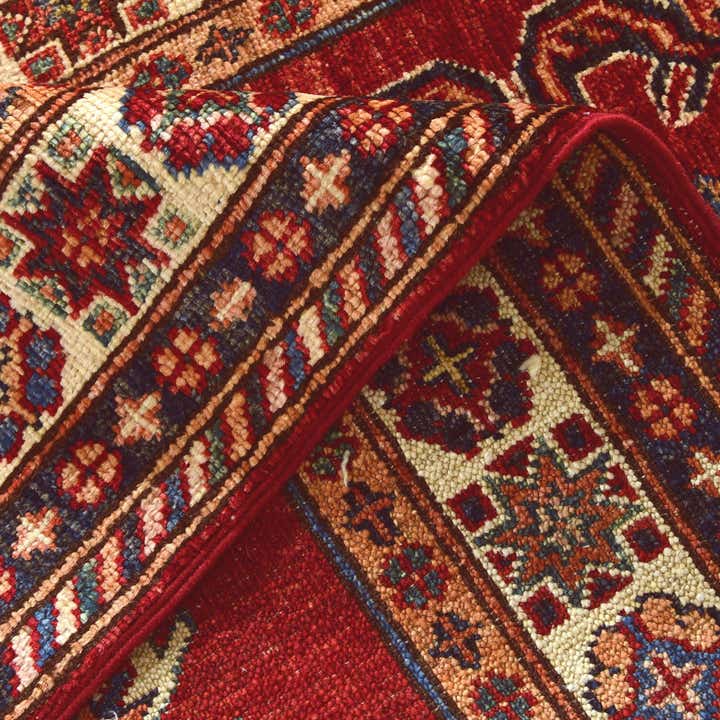 2' 9 x 8' 2 Hand Knotted Kazak Runner Rug