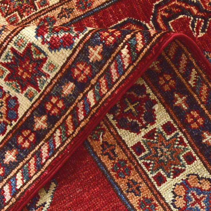 Detail image of 2' 9 x 8' 2 Hand Knotted Kazak Runner Rug