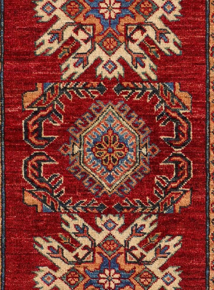2' 9 x 8' 2 Hand Knotted Kazak Runner Rug