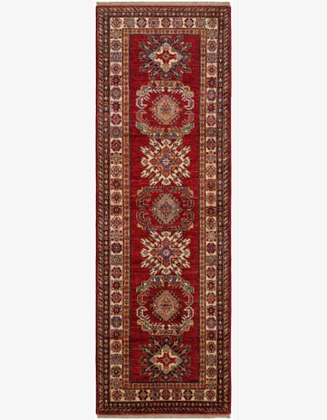 2' 9 x 8' 2 Hand Knotted Kazak Runner Rug