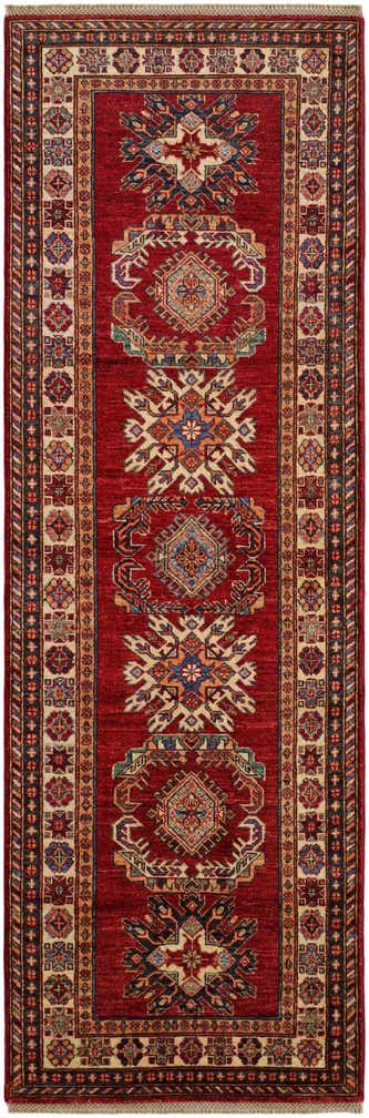 2' 9 x 8' 2 Hand Knotted Kazak Runner Rug