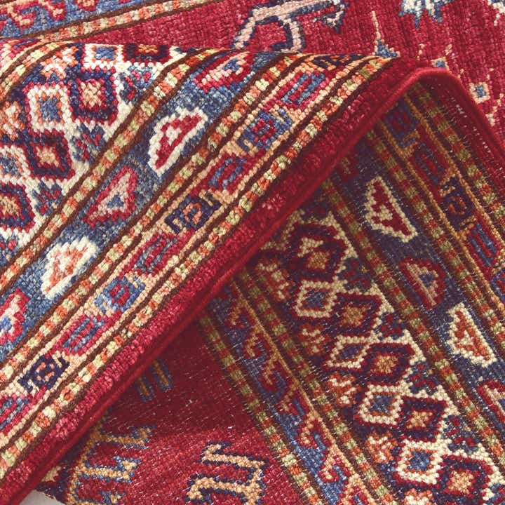 2' 9 x 10' 3 Hand Knotted Kazak Runner Rug