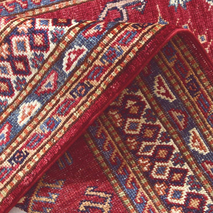 Detail image of 2' 9 x 10' 3 Hand Knotted Kazak Runner Rug