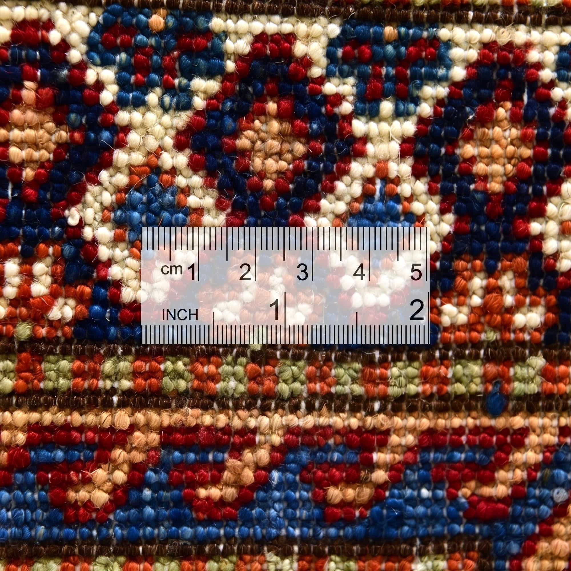 2' 9 x 10' 3 Hand Knotted Kazak Runner Rug