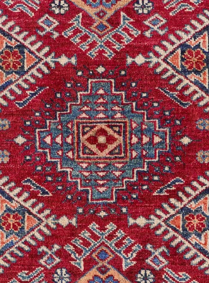 2' 9 x 10' 3 Hand Knotted Kazak Runner Rug