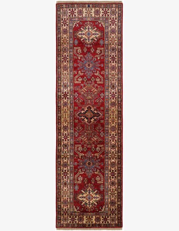 2' 6 x 8' 3 Hand Knotted Kazak Runner Rug