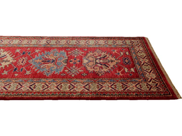 Detail image of 2' 7 x 8' 3 Hand Knotted Kazak Runner Rug