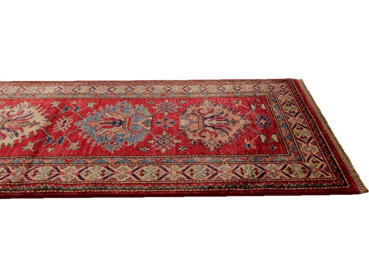 Detail image of 2' 8 x 8' 3 Hand Knotted Kazak Runner Rug